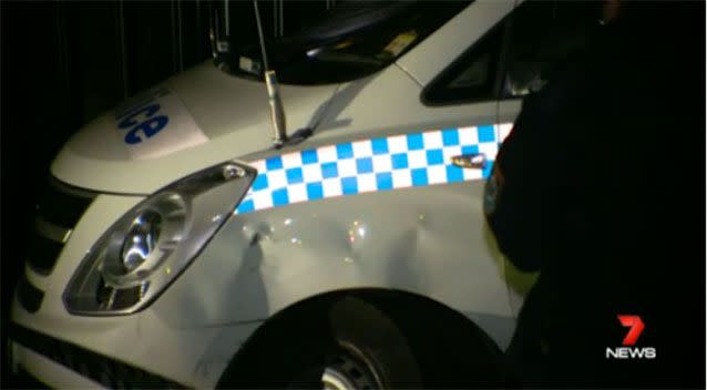 Police stations and vehicles were allegedly targeted. Photo: 7 News