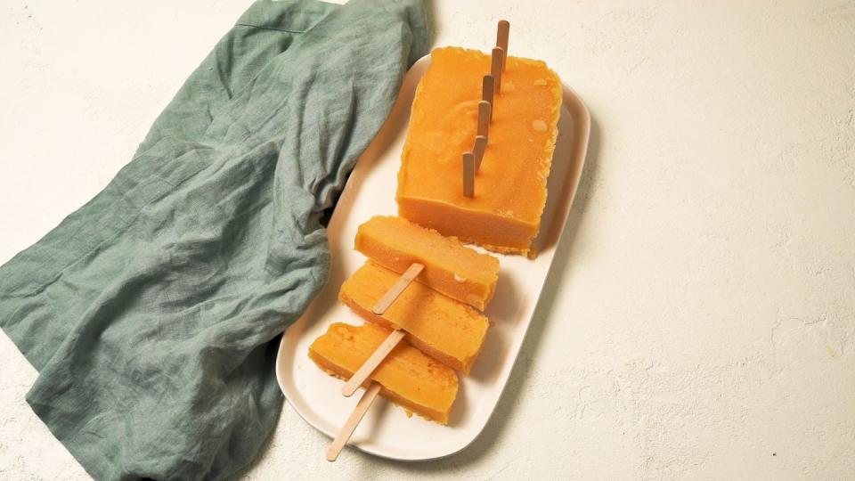 Loaf Pan Mango Pops