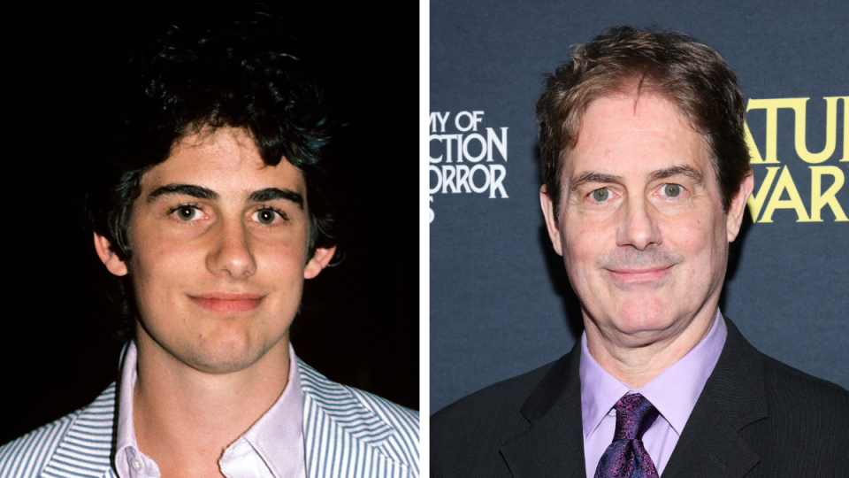 Zach Galligan in 1984 and 2024