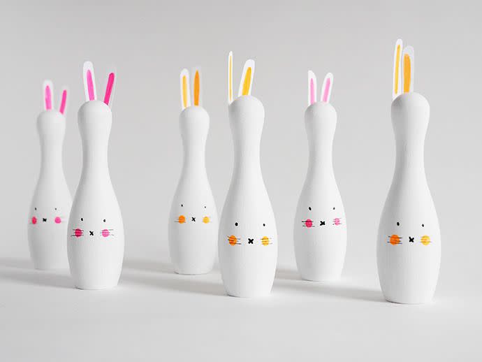 DIY Bunny Bowling