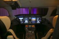 Bombardier unveils a mockup of its new Challenger 3500 business jet in Montreal