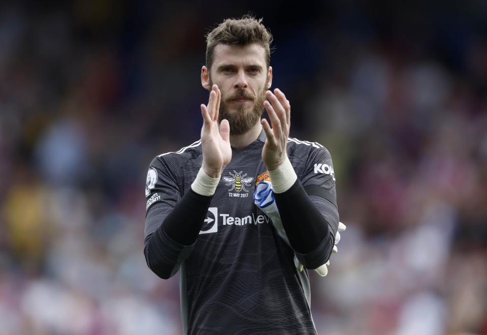 David De Gea has been offering Mary Earps his support (Steven Paston/PA) (PA Wire)