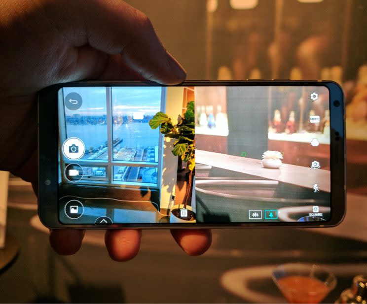 The LG G6 Square Camera app.