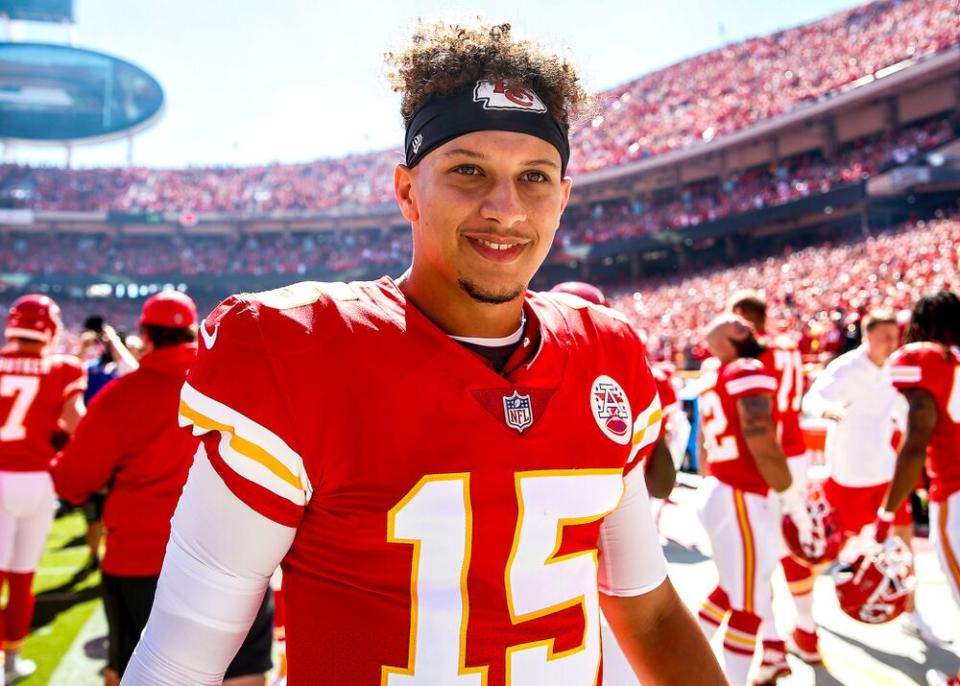 Kansas City Chiefs quarterback Patrick Mahomes | David Eulitt/Getty