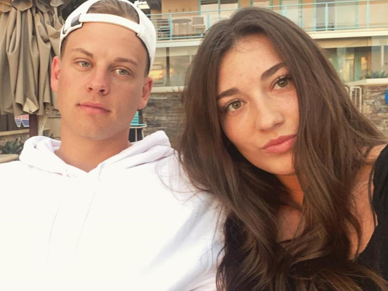 Joe Burrow and Olivia Holzmacher