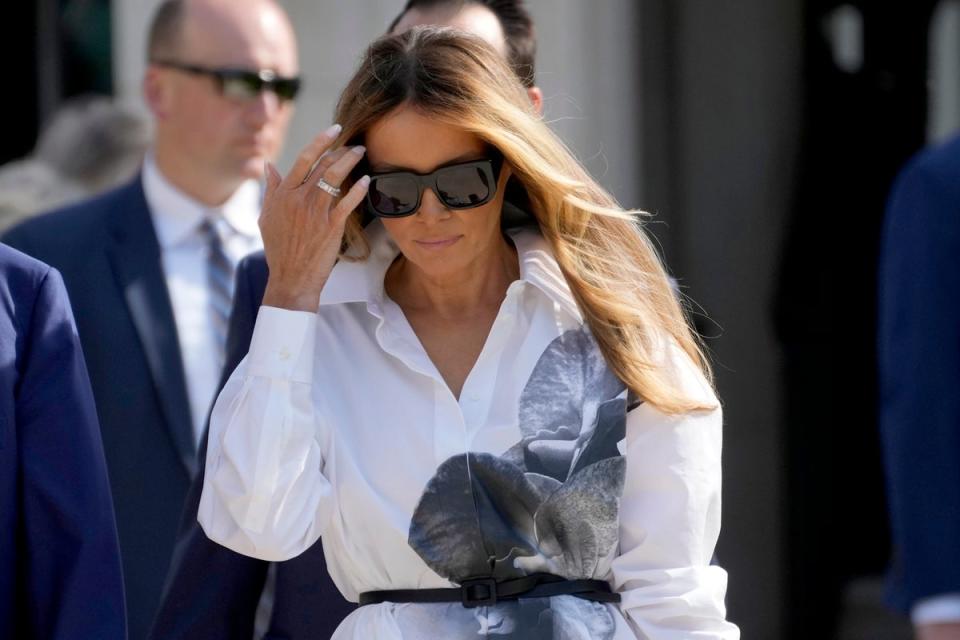 Si Trump gana las elecciones presidenciales, su esposa Melania no se dedicará exclusivamente a desempeñar sus funciones como primera dama (Copyright 2024 The Associated Press. All Rights Reserved.)