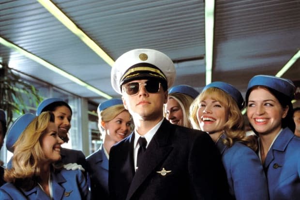 Leonardo DiCaprio in "Catch Me If You Can"<p>DreamWorks</p>