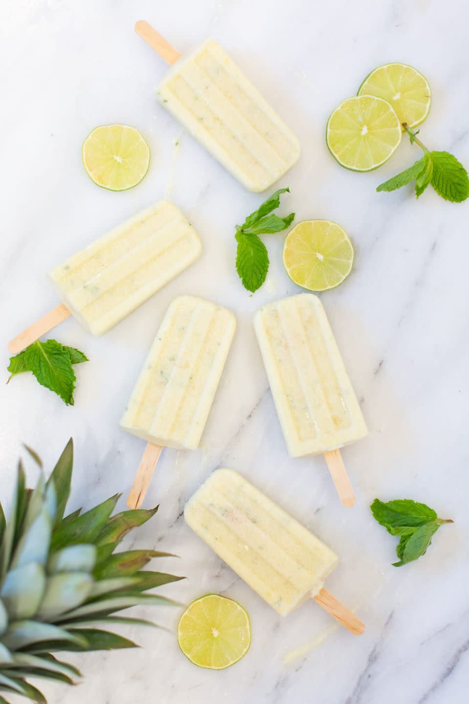 Piña Colada Popsicles