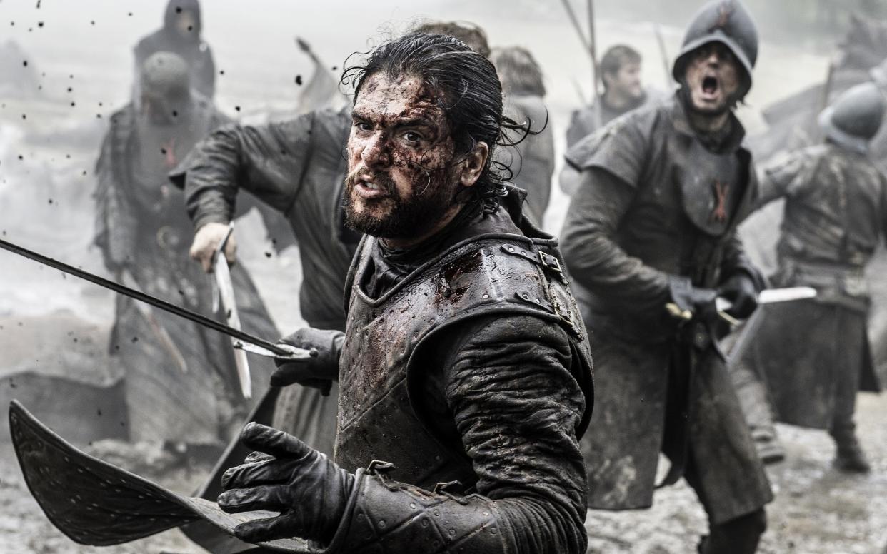 Jon Snow in the Battle of the Bastards - HBO