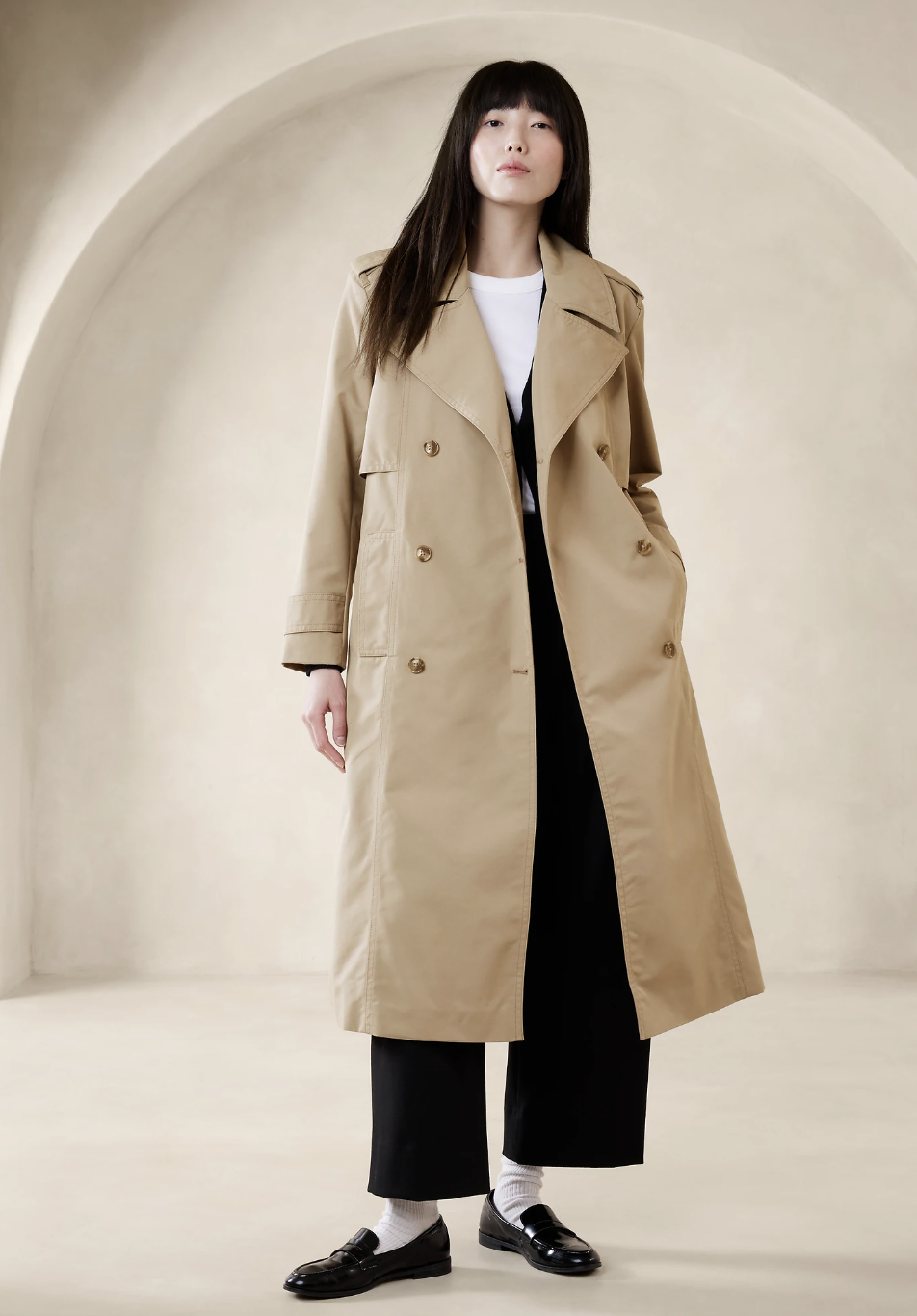 Banana Republic Factory Water Resistant Trench Coat