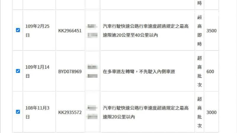 這家水產行內部車輛違規事項竟多達50多筆，堪稱是｢違規大戶｣。