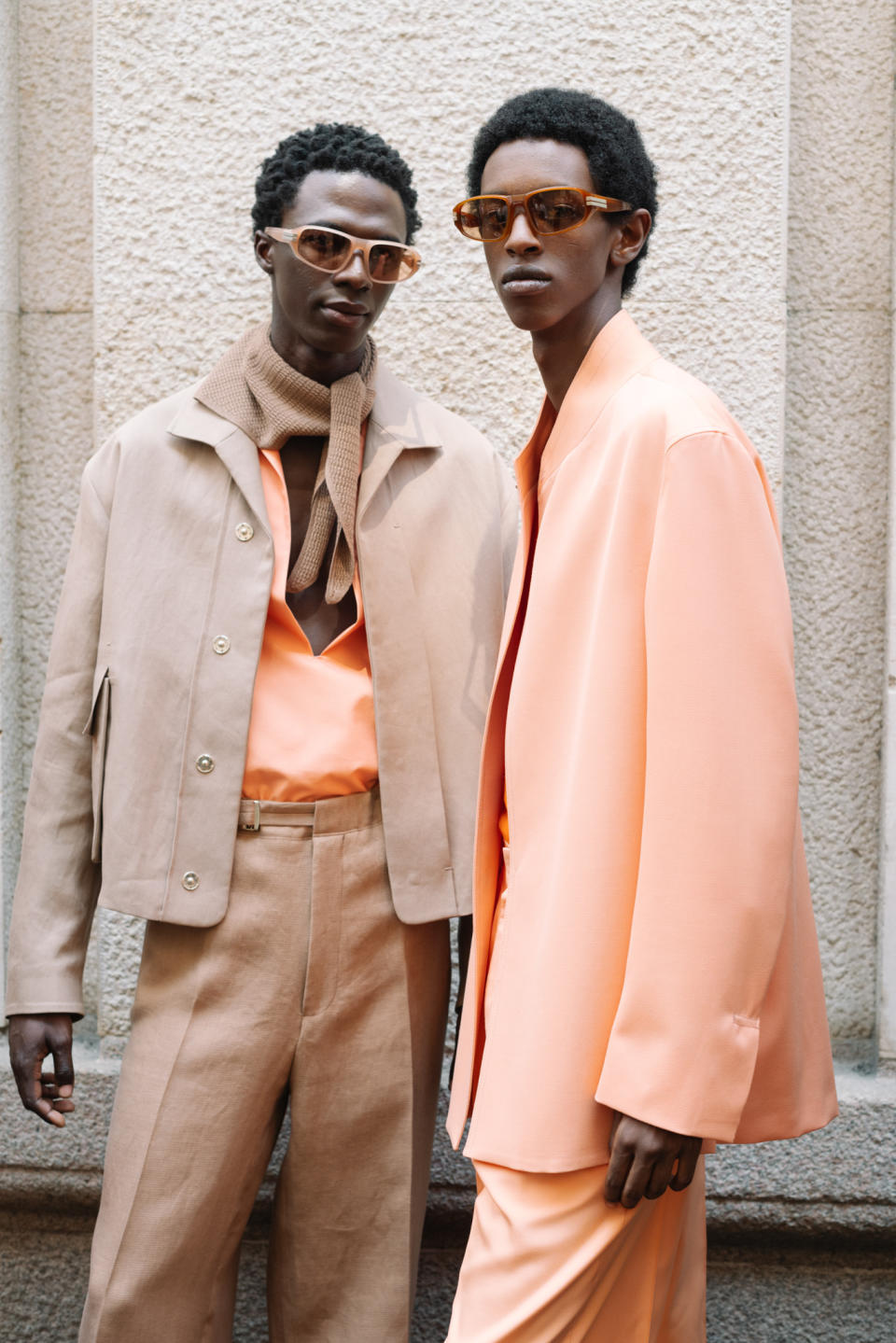 Backstage at Zegna Men's Spring 2024