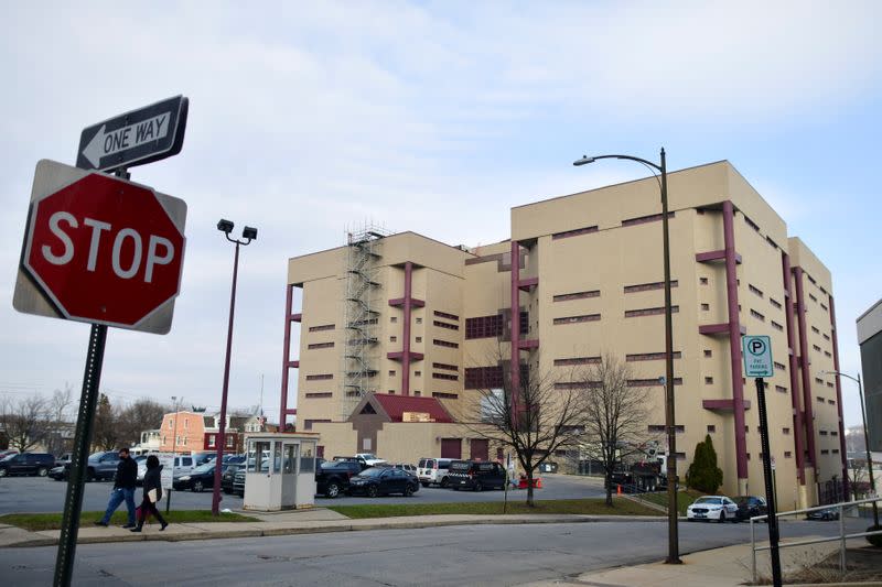 A general view of the Lehigh County Jail in Allentown