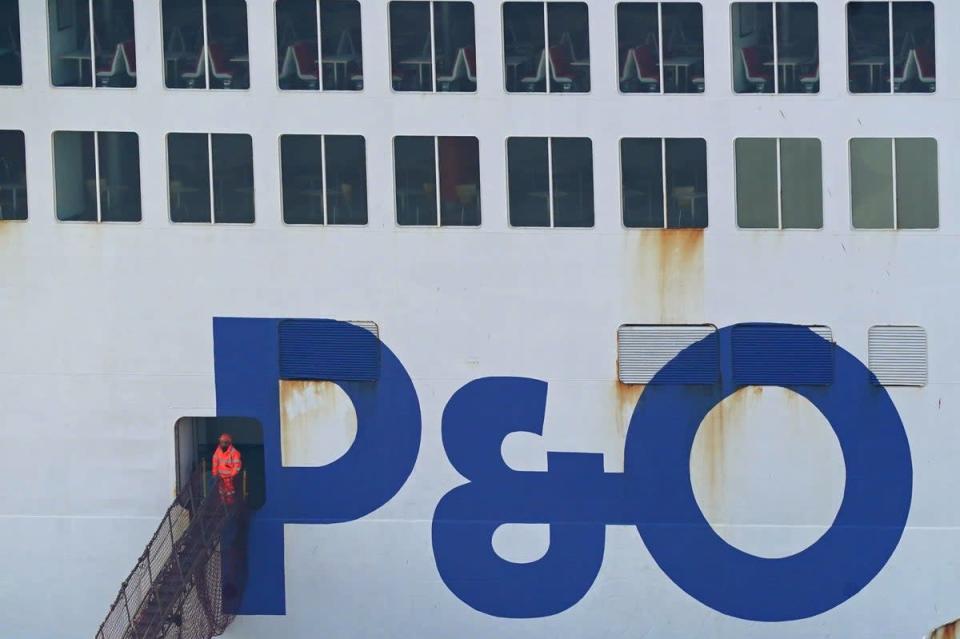 Around 100 seafarers sacked by P&amp;O Ferries claim they have not had all their possessions returned to them, according to the firm (Gareth Fuller/PA) (PA Wire)