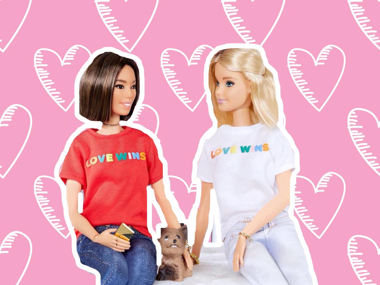 <p>Diversity dolls: Barbie and friend</p> (Getty Images/ Mattel)