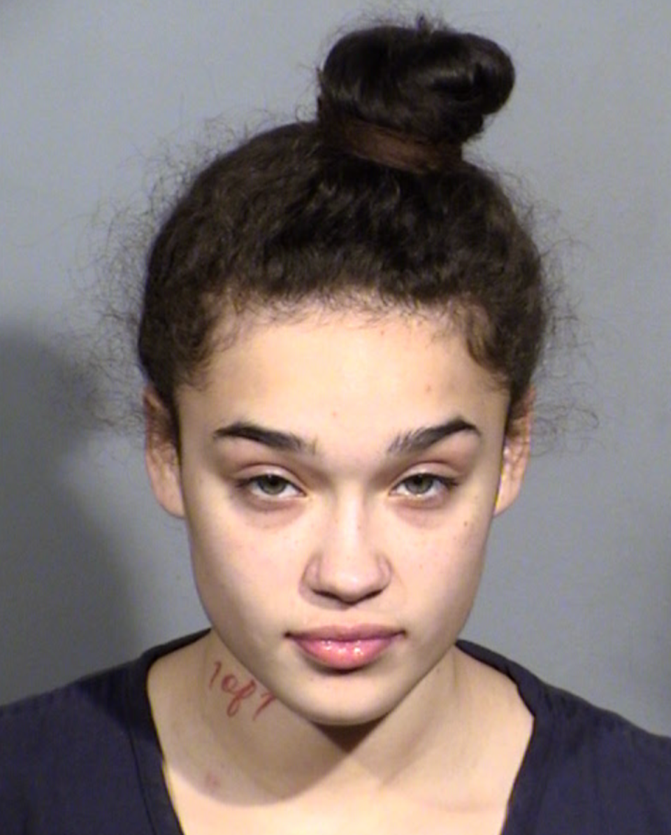 Sakari Harnden is charged with the murder of her friend Marayna Rodgers (Las Vegas Metropolitan Police)