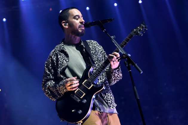 Mike Shinoda performs on Sept. 10, 2024, in Inglewood, California. - Credit: Jesse Grant/Variety/Getty Images