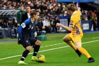 C'est parti au Stade de France entre la France et la Moldavie. Quel est votre pronostic ? (crédit AFP)