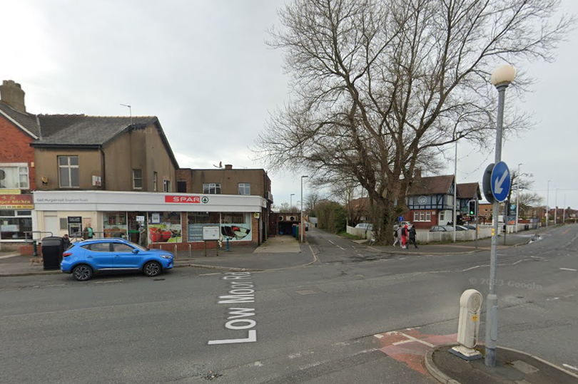 The collision happened at the junction where Bibby's Road meets Bispham Road