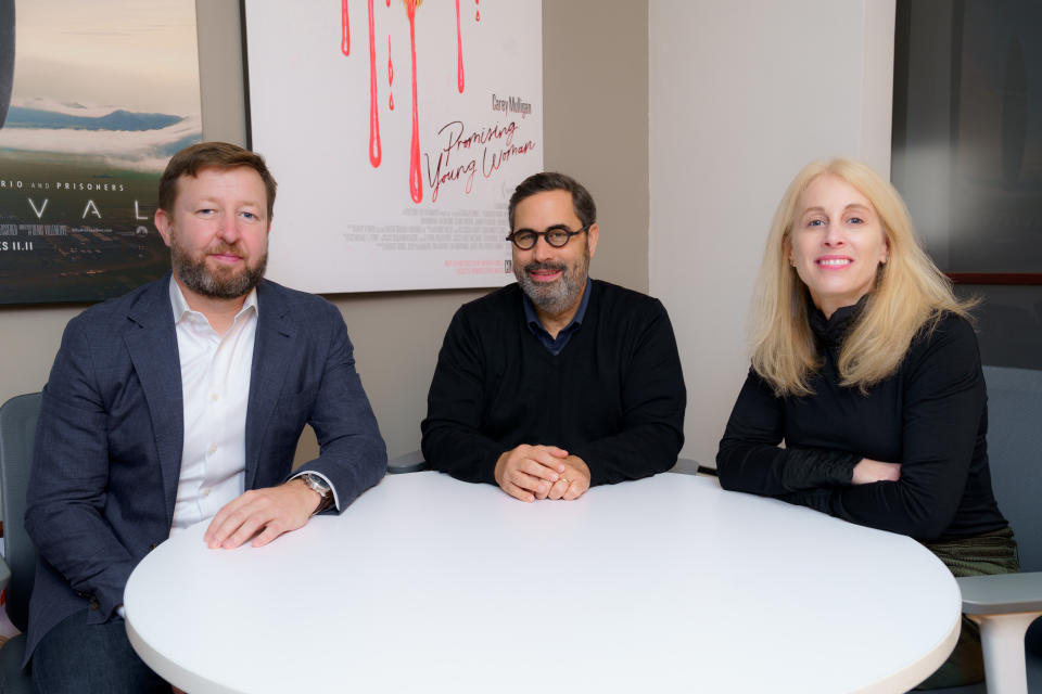 (L-R) Milan Popelka, Glen Basner and Alison Cohen