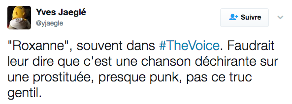 <p>En effet, la version signée Hélène est loin de l’esprit de la chanson. Mais, battue par Matthieu elle sera tout de même repêchée par Florent Pagny. </p>