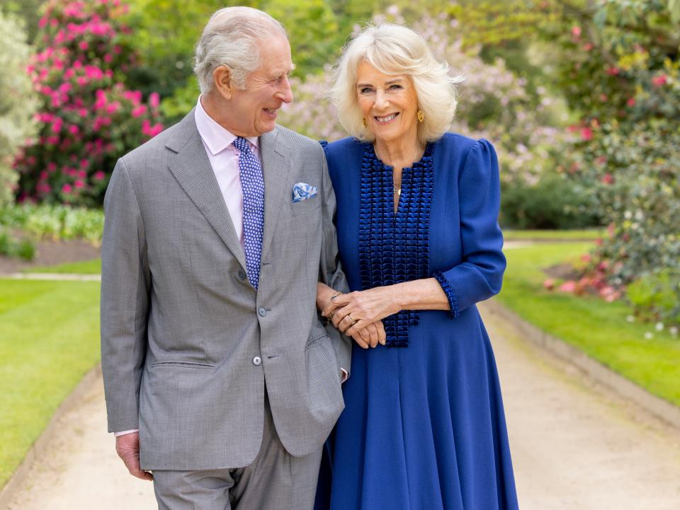 The King and Camilla released a photograph to mark the announcement (Buckingham Palace/PA Wire)