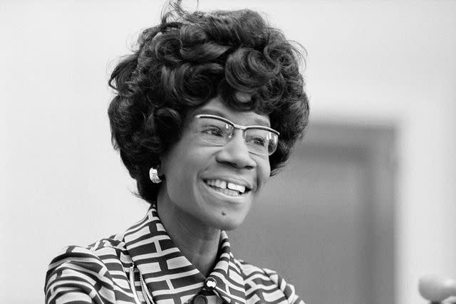 <p>Universal History Archive/Universal Images Group via Getty</p> The real Shirley Chisholm in 1972