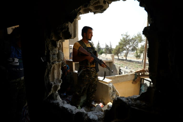 The US-backed Syrian Democratic Forces, an alliance of Kurdish and Arab fighters, are battling jihadists in their bastion of Raqa and in Deir Ezzor province