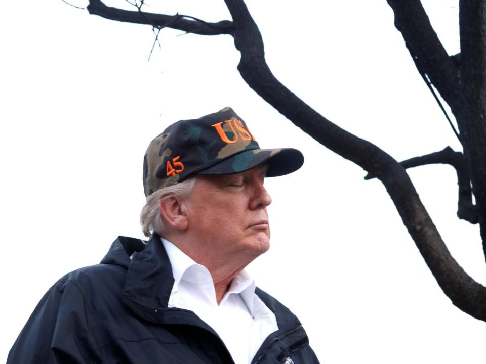 Trump mistakenly calls wildfire-ravaged California town of Paradise 'Pleasure'