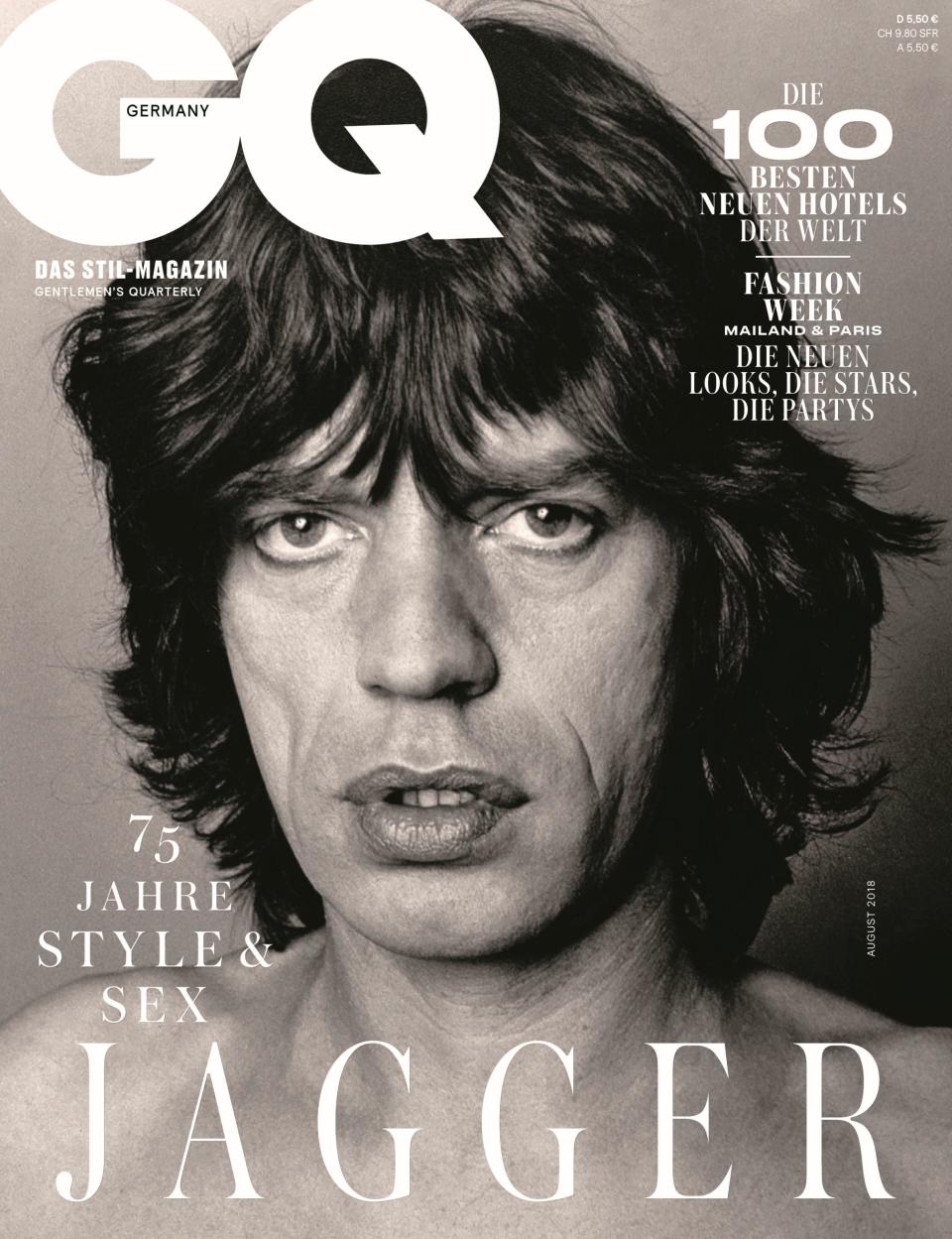 “75 Jahre Sex and Style” betitelt “GQ” sein Bagger-Portrait (Bild: GQ)