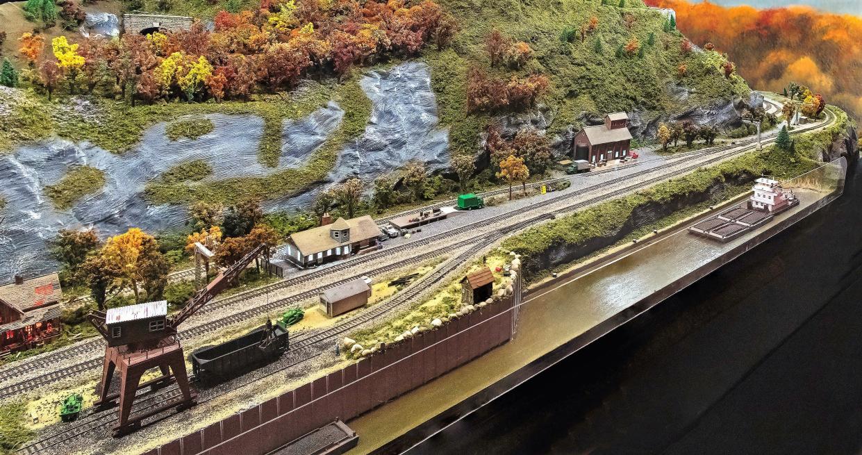 A portion of the Blissfield Model Railroad Club's layout is pictured at its clubhouse, 109 E. Adrian St. near downtown Blissfield.