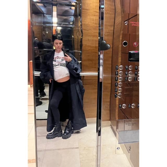 Pregnant Kourtney Kardashian's Best Baby Bump Photos