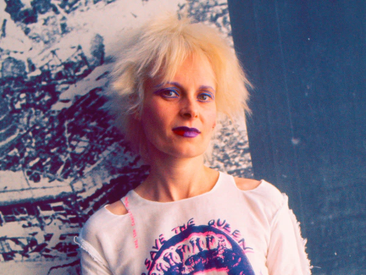 One of fashion’s most iconic talents: Dame Vivienne Westwood in 1977 (Elisa Leonelli/Shutterstock)
