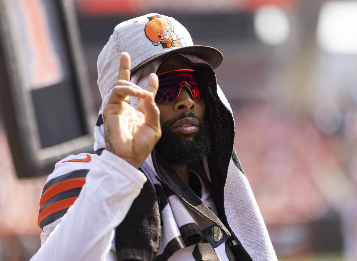 Browns' Odell Beckham Jr. didn't practice and he appears to be on