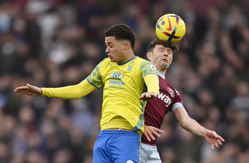 Premier League - West Ham United v Nottingham Forest