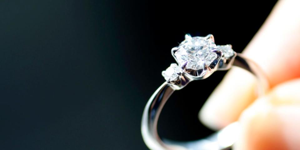 diamond, engagement ring, 