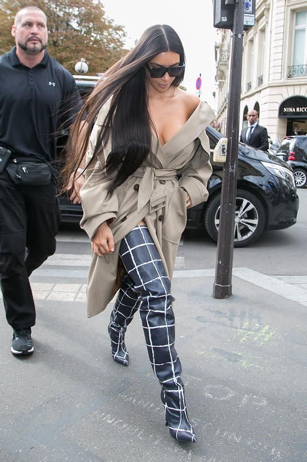 Pascal had been seen protecting Kim in Paris before the attack. Source: Getty