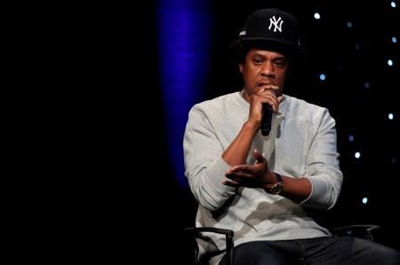 FILE PHOTO - Shawn "Jay-Z" Carter, a founding partner of Reform Alliance speaks during launch event in New York