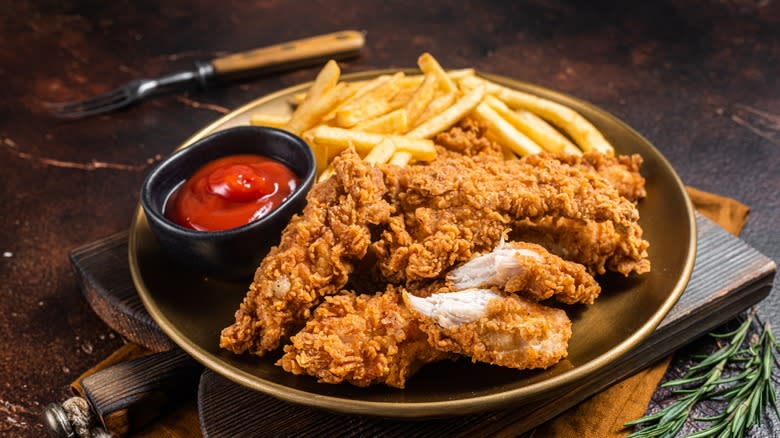 Beer battered chicken tenders