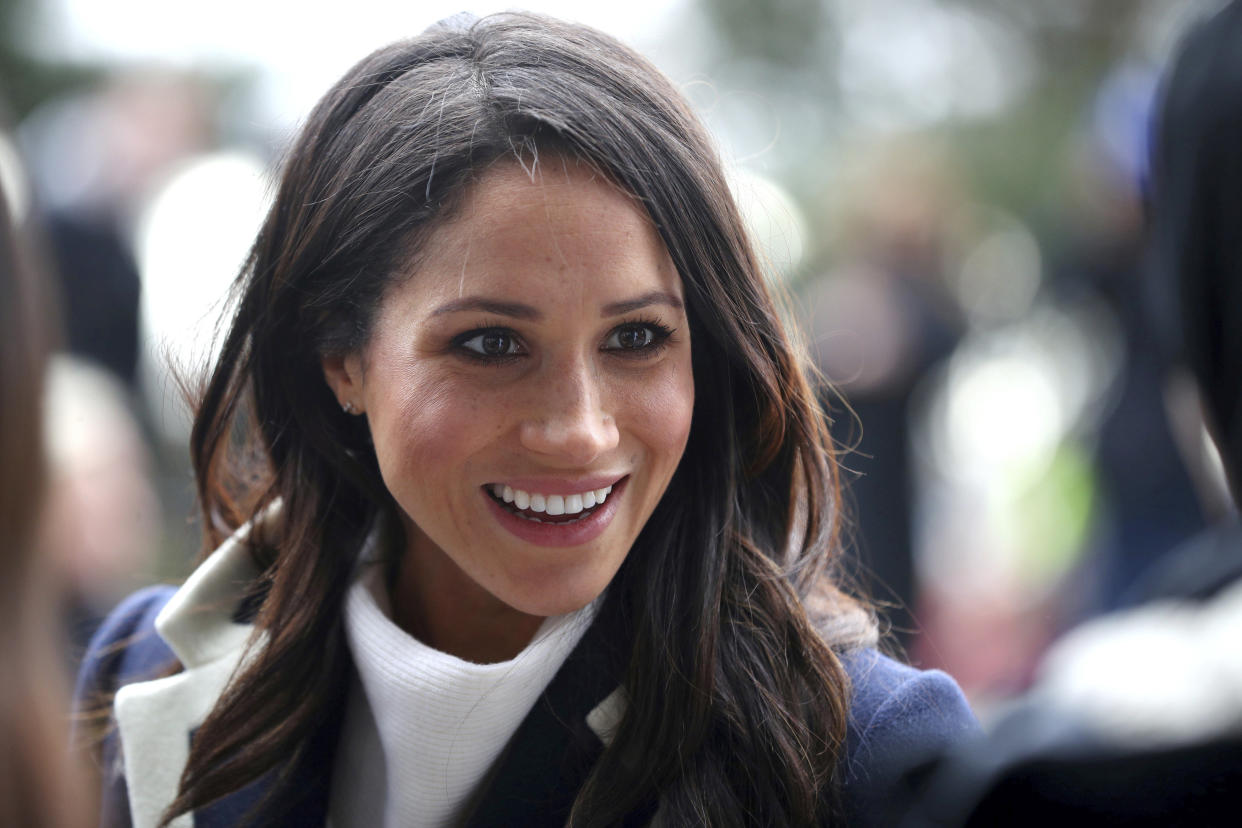 Meghan Markle wird schon bald als Wachsfigur zu bewundern sein. (Bild: Hannah McKay/Pool via AP Photo)