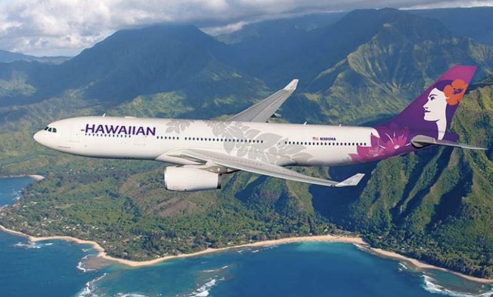 Long reach: the Airbus A330 used for the world's longest domestic flight: Hawaiian Airlines