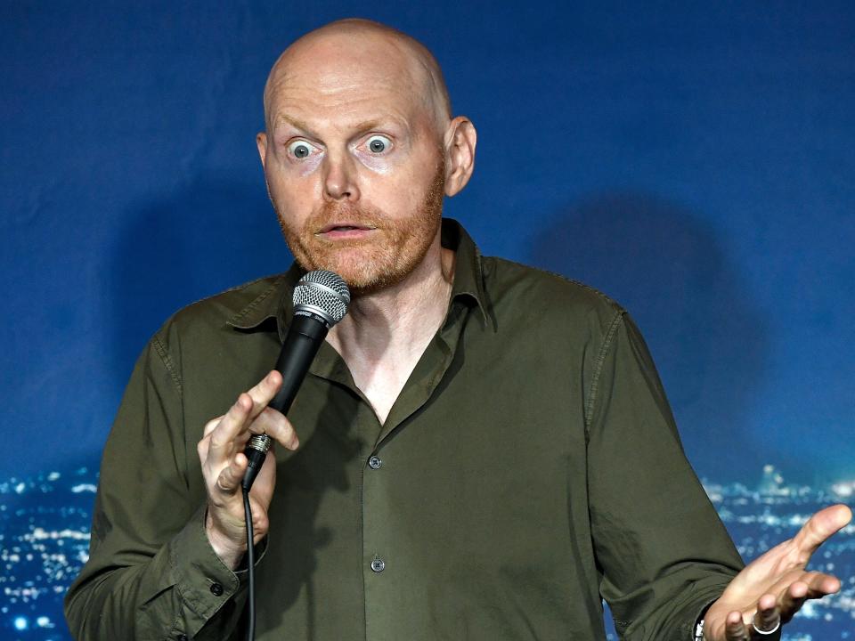 Bill Burr at the Ice House Comedy Club in 2018.