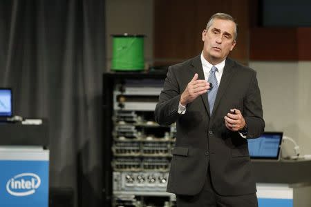 Intel CEO Brian Krzanich speaks during an investors conference in Santa Clara, California, November 20, 2014. REUTERS/Beck Diefenbach