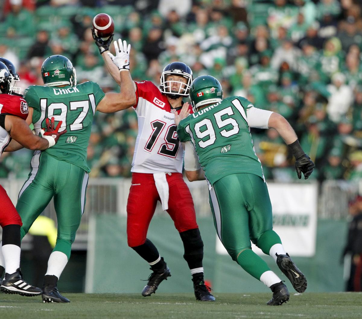 CFL playoff picture finalized after Roughriders lose to Stampeders