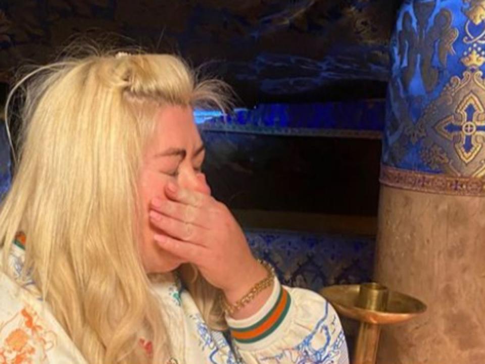 Gemma Collins was ‘overcome with emotion’ in Bethlehem (Instagram / Gemma Collins)