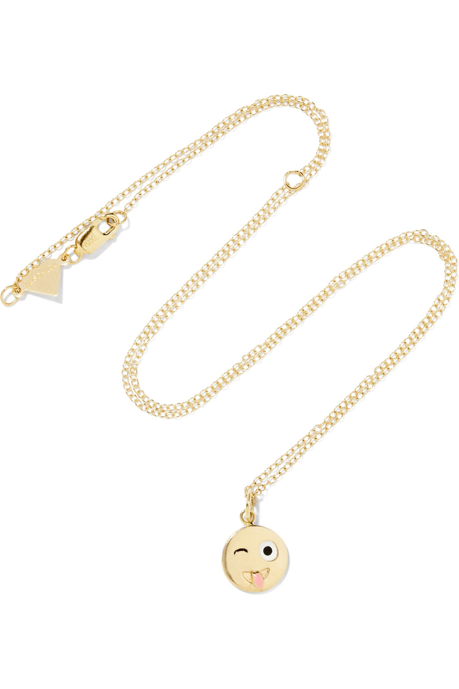 Alison Lou Crazy Face Necklace