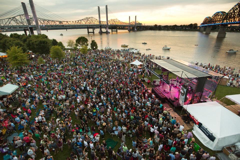 WFPK's free Waterfront Wedneday concert series at Louisville's Waterfront Park