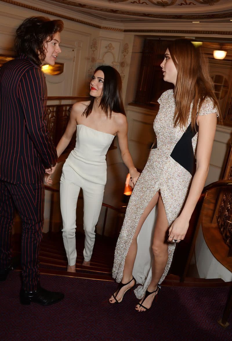 Harry Styles, Kendall Jenner, and Cara Delevingne