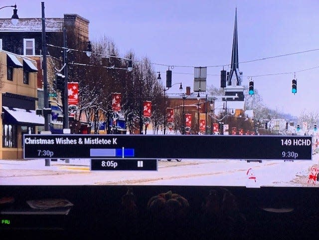 The 2019 Hallmark movie “Christmas Wishes & Mistletoe Kisses" shows the main street of New Brighton, Pennsylvania.
