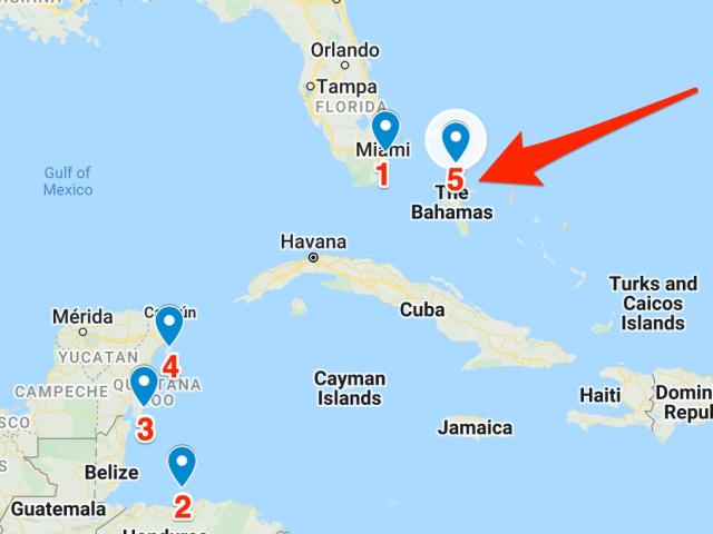 Caribbean Maps Show Where Your Cruise Is Going